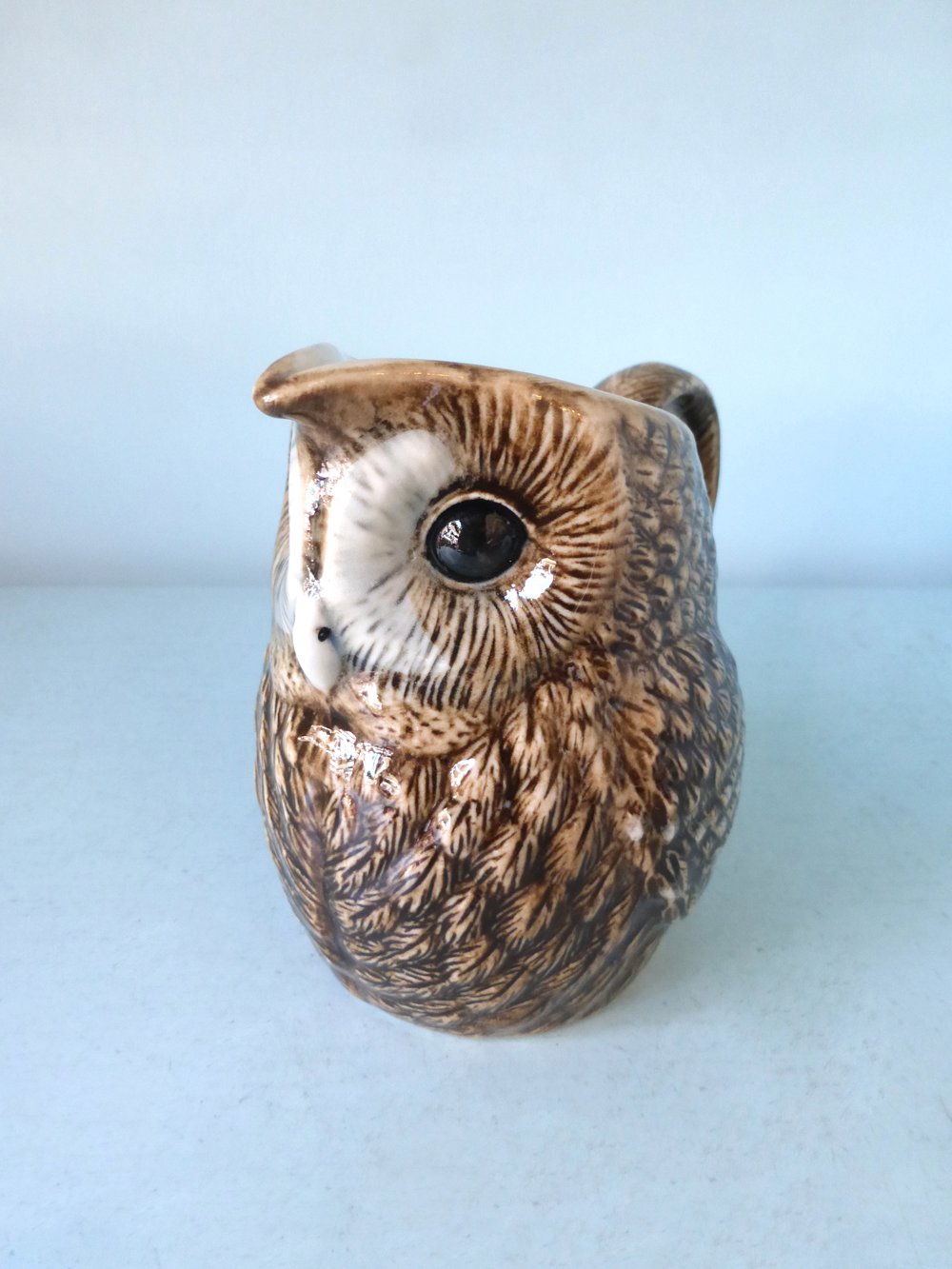 Tawny Owl  Wall  Vase by Quail Pottery  NEW Gift Boxed wildlife Gift